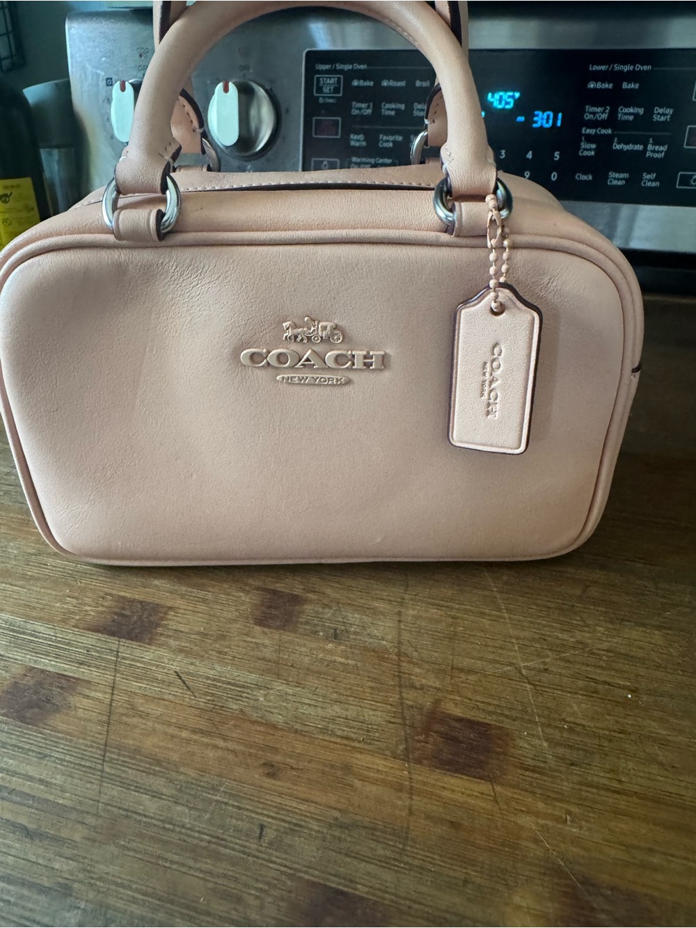 Coach Blush Pink Leather Satchel - Picture 2 of 7